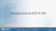Introduction to ICD-9-CM