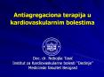 Antiagregaciona terapija u kardiovaskularnim bolestima PowerPoint PPT Presentation