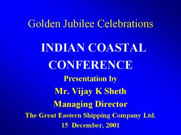 Golden Jubilee Celebrations