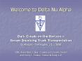 Welcome to Delta Nu Alpha PowerPoint PPT Presentation