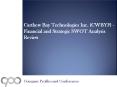 Carthew Bay Technologies Inc. (CWBYF) - Financial and Strategic SWOT Analysis Review PowerPoint PPT Presentation