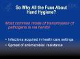 So Why All the Fuss About Hand Hygiene? PowerPoint PPT Presentation