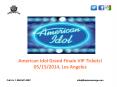 2014 American Idol Grand Finale VIP Tickets PowerPoint PPT Presentation