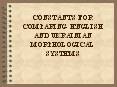 CONSTANTS FOR COMPARING ENGLISH AND UKRAINIAN MORPHOLOGICAL SYSTEMS PowerPoint PPT Presentation