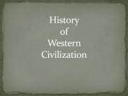 History of Western Civilization