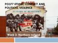 PO377 Ethnic Conflict and Political Violence PowerPoint PPT Presentation