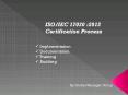 ISO/IEC 17020 certification process PowerPoint PPT Presentation