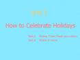 How to Celebrate Holidays PowerPoint PPT Presentation
