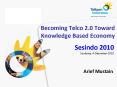 Becoming Telco 2.0 Toward Knowledge Based Economy PowerPoint PPT Presentation