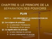 CHAPITRE 5: LE PRINCIPE DE LA S