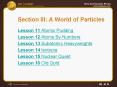 Section III: A World of Particles PowerPoint PPT Presentation