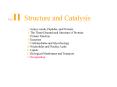 Part II Structure and Catalysis PowerPoint PPT Presentation
