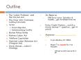 Outline PowerPoint PPT Presentation