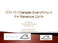 ICD-10 Changes Everything in the Revenue Cycle PowerPoint PPT Presentation
