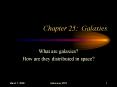 Chapter 25: Galaxies PowerPoint PPT Presentation