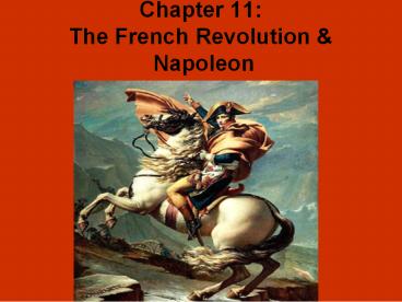 Chapter 11: The French Revolution
