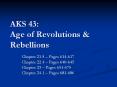 AKS 43: Age of Revolutions PowerPoint PPT Presentation