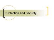 Protection and Security