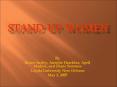 Stand-up women PowerPoint PPT Presentation