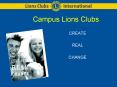 Campus Lions Clubs PowerPoint PPT Presentation