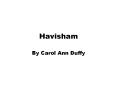 Havisham PowerPoint PPT Presentation