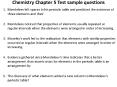 Chemistry Chapter 5 Test sample questions PowerPoint PPT Presentation