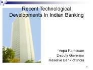 Recent Technological Developments In Indian Banking