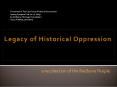 Legacy of Historical Oppression PowerPoint PPT Presentation