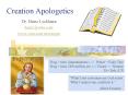 Creation Apologetics PowerPoint PPT Presentation