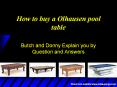 The Olhausen Pool Tables San Diego PowerPoint PPT Presentation