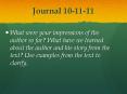 Journal 10-11-11 PowerPoint PPT Presentation