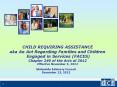 CHILD REQUIRING ASSISTANCE aka An Act Regarding Families and Children Engaged in Services (FACES) Chapter 240 of the Acts of 2012 Effective November 5, 2012 PowerPoint PPT Presentation