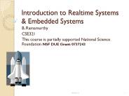 Introduction to Realtime Systems