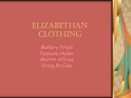 Elizabethan Clothing