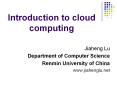 Introduction to cloud computing PowerPoint PPT Presentation