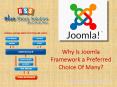 Why is Joomla framework a preferred choice of many PowerPoint PPT Presentation