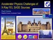 Accelerator Physics Challenges of X-Ray FEL SASE Sources