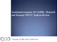 austriamicrosystems AG (AMS) - Financial and Strategic SWOT Analysis Review PowerPoint PPT Presentation
