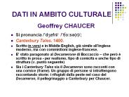 DATI IN AMBITO CULTURALE