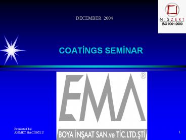 COATINGS SEMINAR