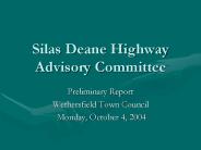 Silas Deane Highway Advisory Committee
