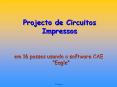 Projecto de Circuitos Impressos PowerPoint PPT Presentation