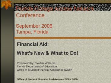 Florida College Access Network Conference