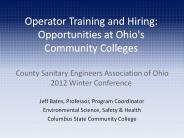 Operator Training and