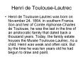 Henri de Toulouse-Lautrec PowerPoint PPT Presentation
