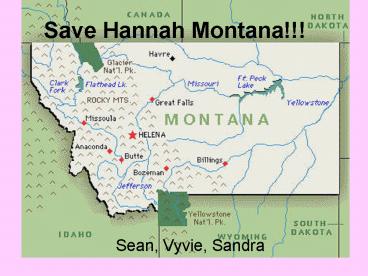 Save Hannah Montana!!!