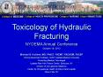 Toxicology of Hydraulic Fracturing PowerPoint PPT Presentation
