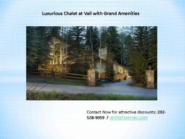Vail vacation rentals