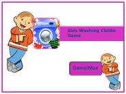 Kids Washing Clothes Game
