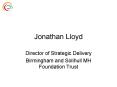 Jonathan Lloyd PowerPoint PPT Presentation